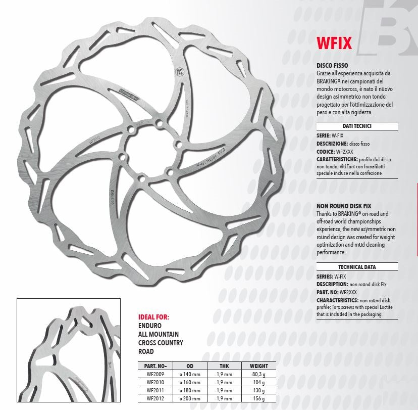 BK Disc:Wave Fixed - 203mm