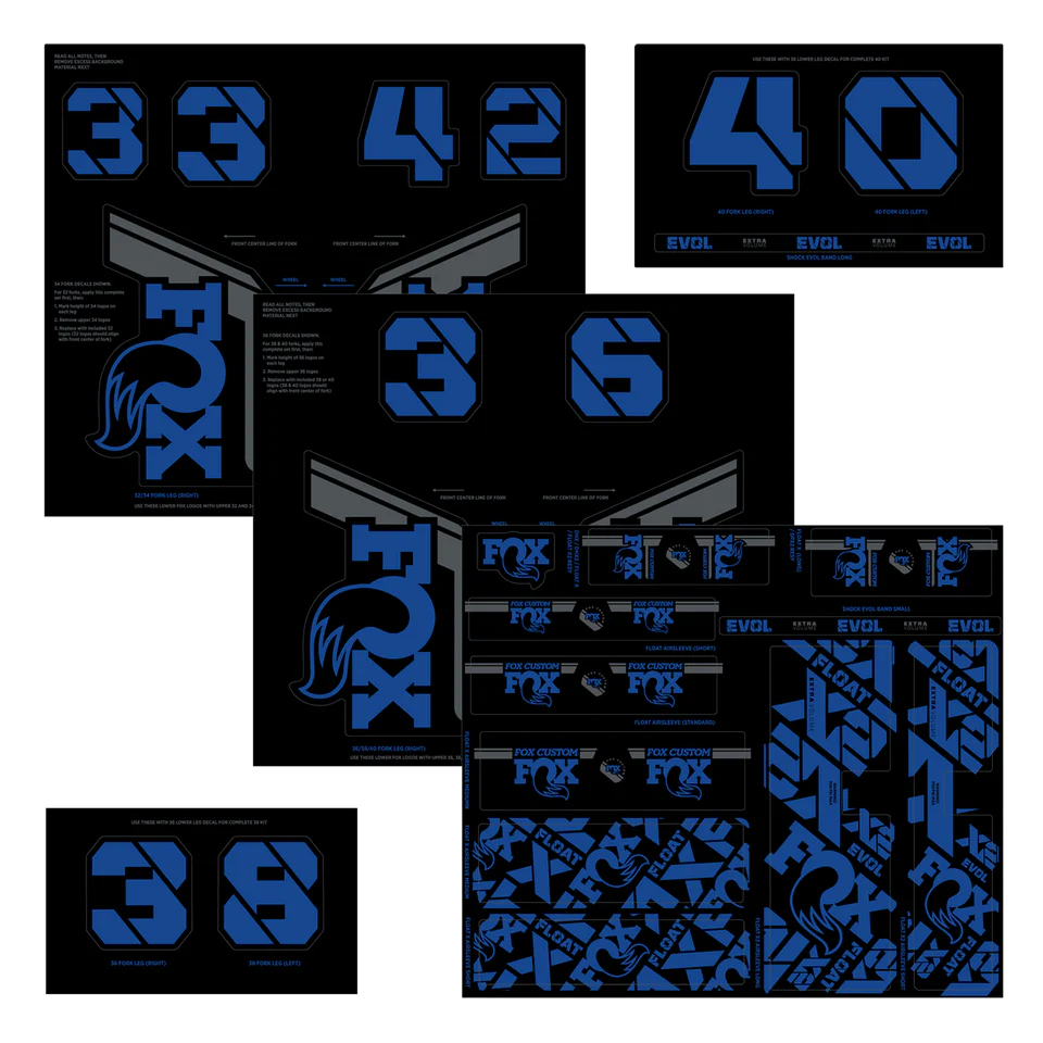 FOX 21 Decal Custom - Blue