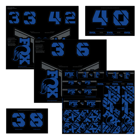 FOX 21 Decal Custom - Blue