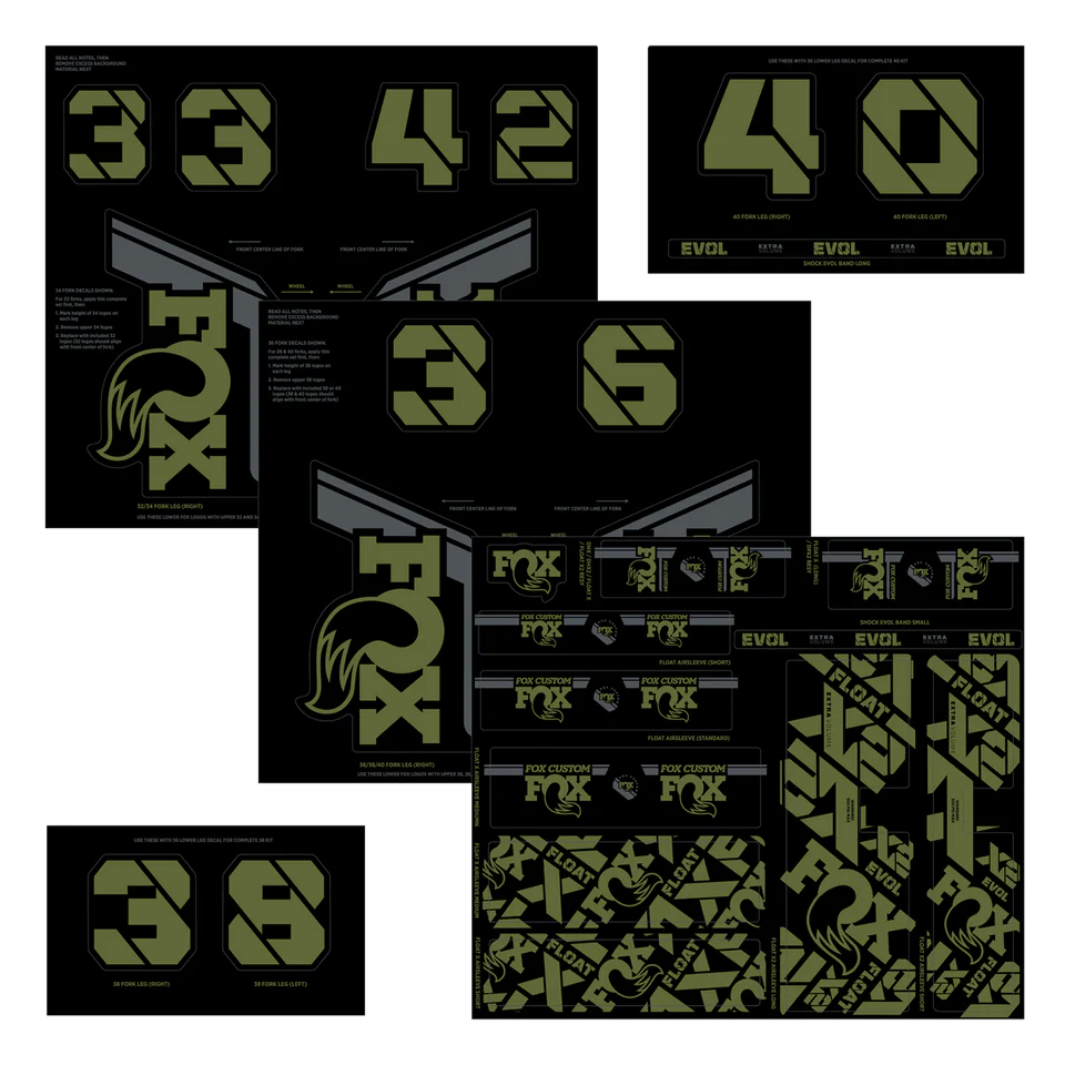 FOX 21 Decal Cust - Olive Drab