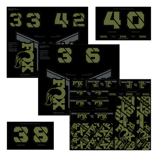 FOX 21 Decal Cust - Olive Drab