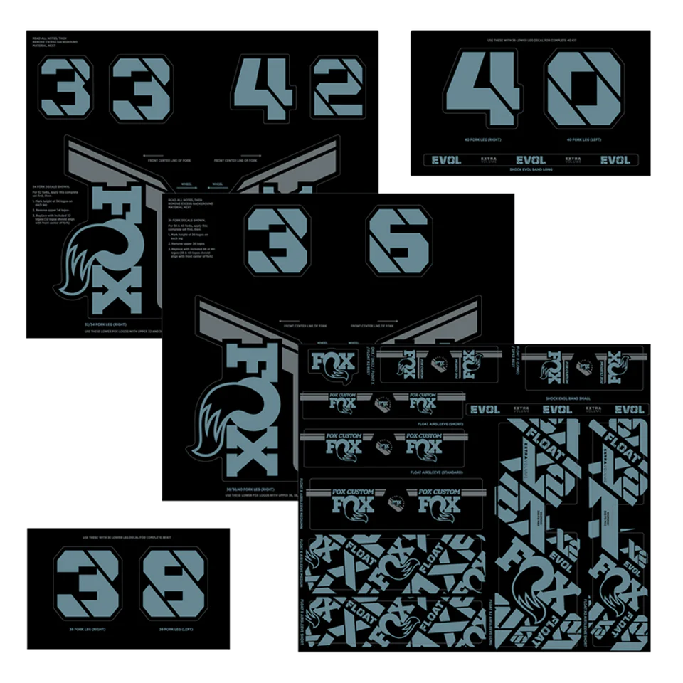 FOX 21 Decal Cust - Storm Blue